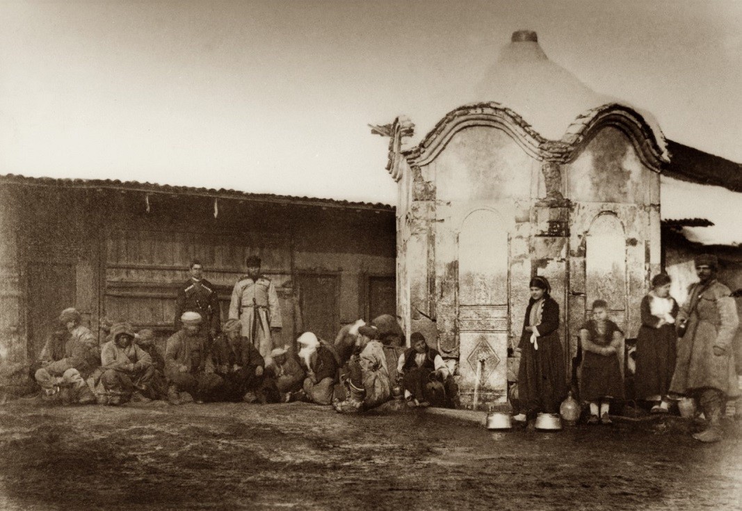 Türkische Flüchtlinge in Sofia, 1878. Foto: A.D. Iwanow