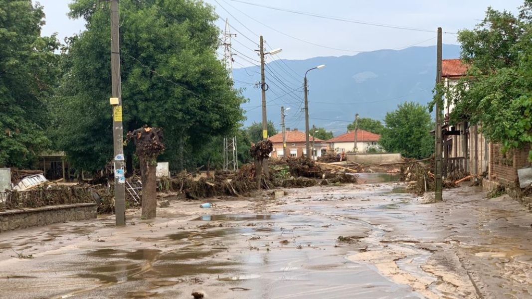 Село Богдан след наводнението