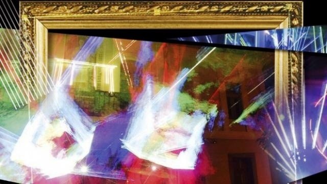 Въздействаща художествено музикална 3D проекция с лазерни ефекти представя пред публика