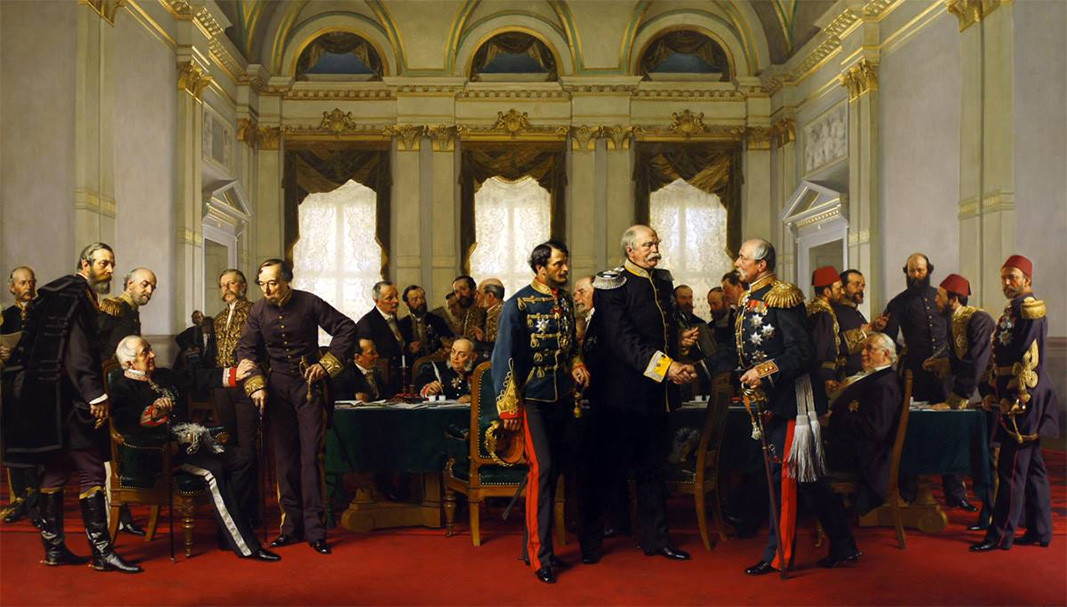 Copia del cuadro de Anton von Werner, El Congreso de Berlín
