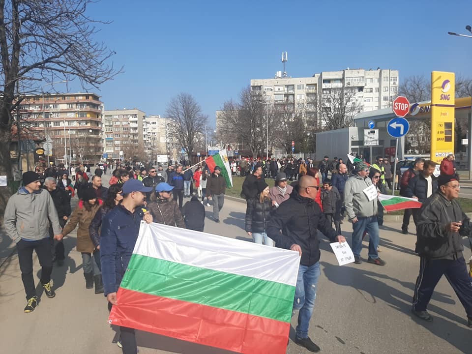 Така протестираха силистренци преди години срещу тежкотоварния трафик.