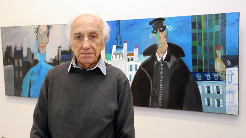 Любен Зидаров показва живопис и пет акварела на изложбата си