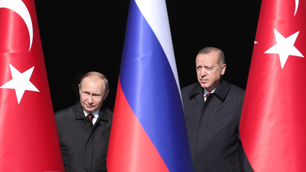 Президентите на Турция и Русия Реджеп Ердоган и Владимир Путин
