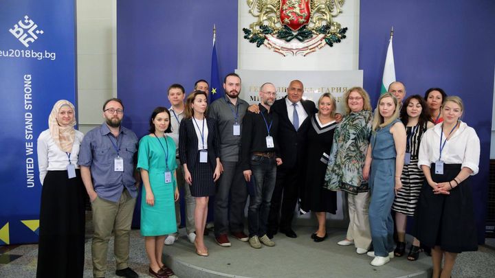 С група руски журналисти е разговарял днес премиерът Бойко Борисов