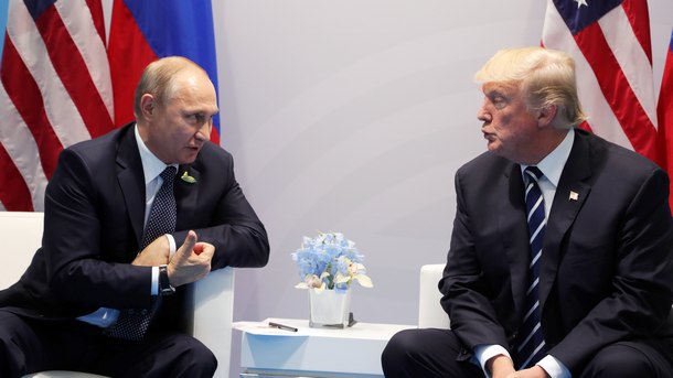 Президентите на Русия и САЩ Владимир Путин и Доналд Тръмп