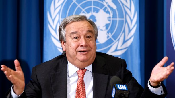 Генералният секретар на ООН Антониу Гутериш е окуражен от планираната