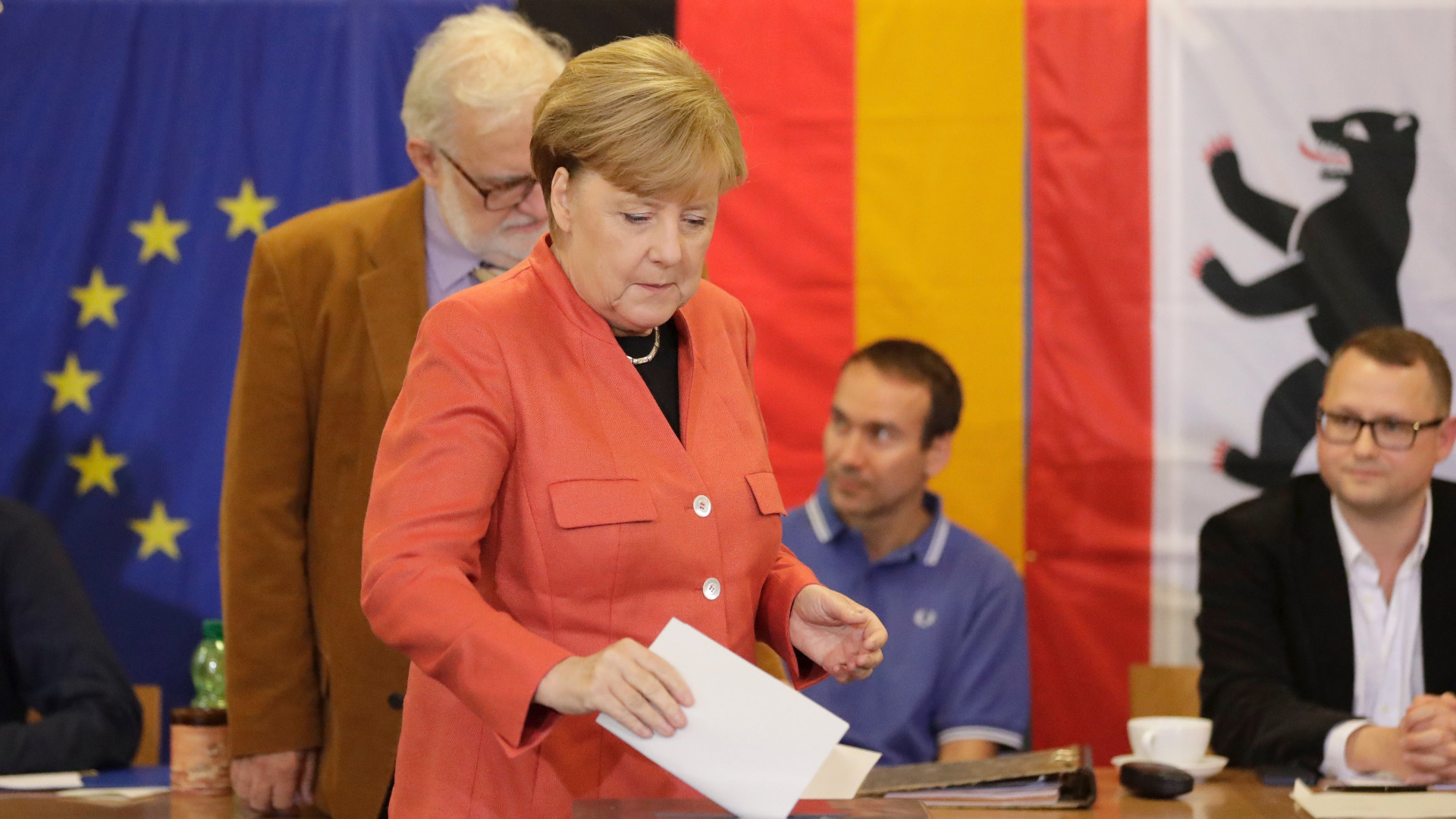 Канцлерът на Германия и председател на Християндемократическия съюз Ангела Меркел