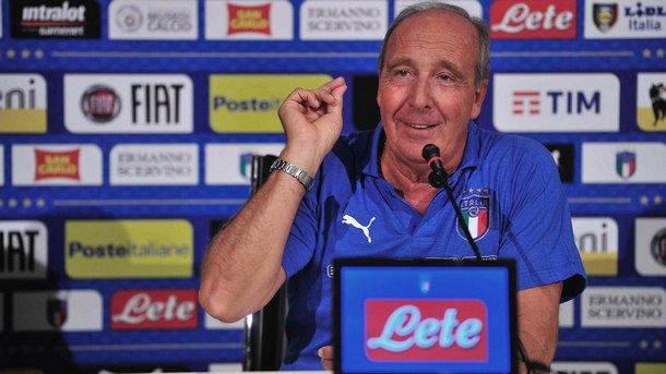 Селекционерът на италианския национален отбор по футбол Джанпиеро Вентура заяви