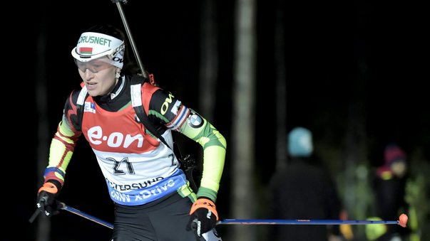 Беларуската биатлонистка Даря Домрачова спечели спринта на 7 5 километра от