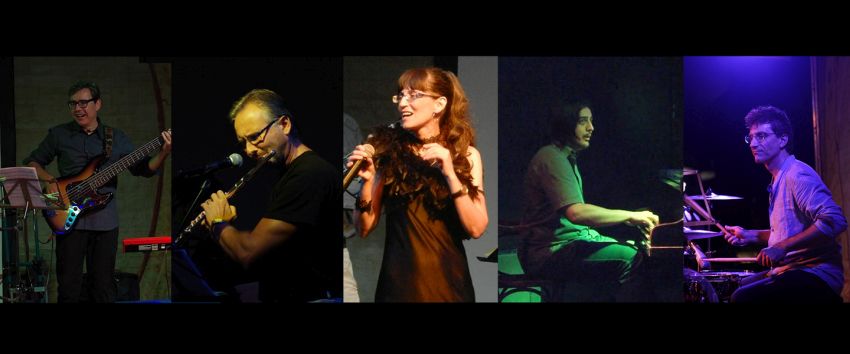 Надя Тончева и музикантите от квартет Latino Jazz Project