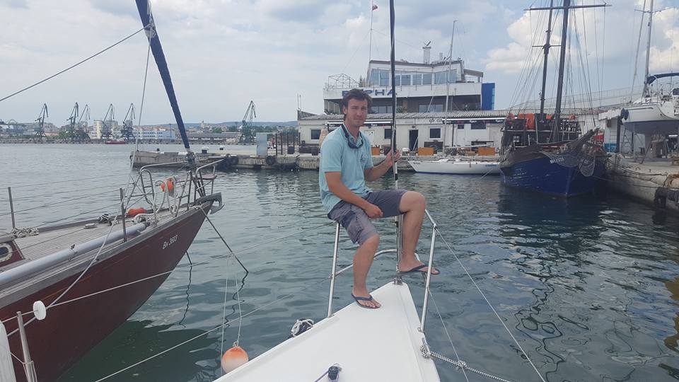 Борис Минков на яхтата LZ