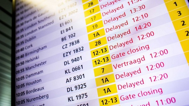 Закъснения на полетите на амстердамското летище Схипхол се очакват през