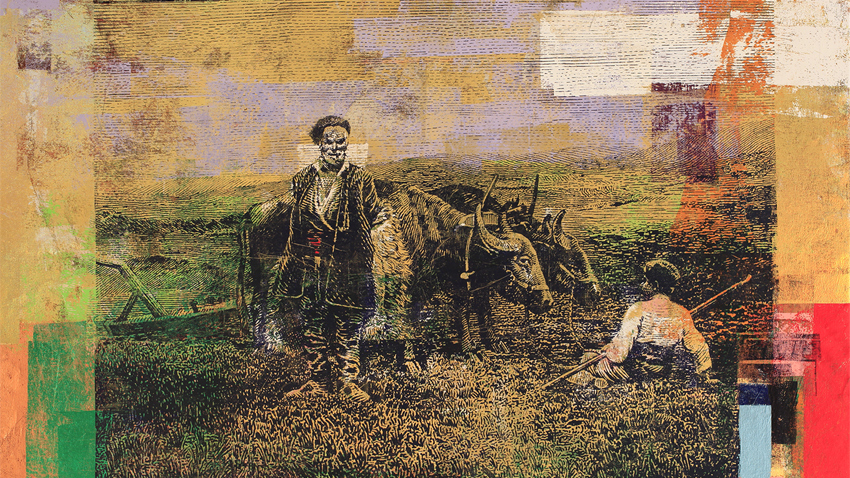 “500 leva”. Në bazë të pikturës së Jarosllav Veshin “Oraçi” /punëtorë ferme/. Kartëmonedha është e shtypur nga Wilkinson&Co, Londër 1925