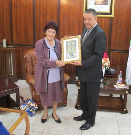 Д-р Вера Китова и Абделмалек Будиаф, министър на здравеопазването на Алжир. Снимка: личен архив