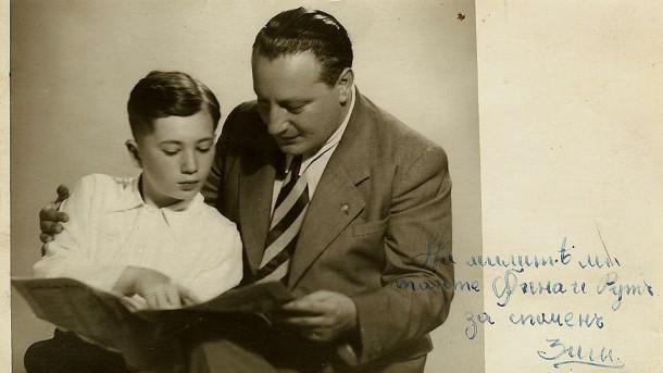 Alexis Weissenberg  as a boy with Pancho Wladigeroff