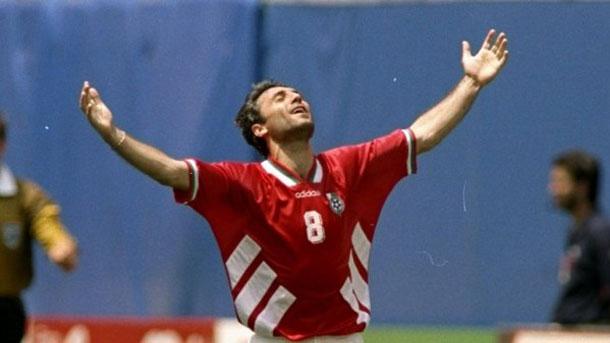 Христо Стоичков на Чемпионате мира в США в 1994 г.