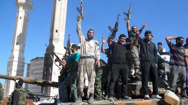 Бунтовниците от осем местности в южната част на Сирия се