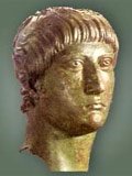 Χάλκινο κεφάλι νεαρού άνδρα από τον 2ο αιώνα