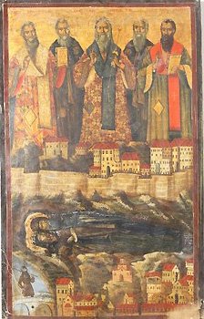 Ikona Shtatë shenjtorët sllavë