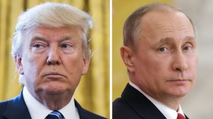 Доналд Тръмп и Владимир Путин 