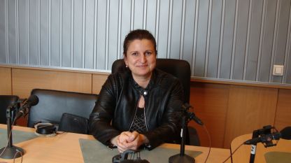 Мариана Бачева в студиото на предаването.