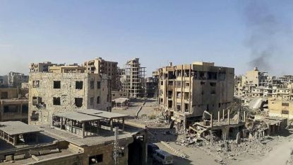 Град Дейр аз Зур в едноименната провинция в Източна Сирия, след като в началото на ноември 2017-а правителствените сили изгониха от него джихадистите.