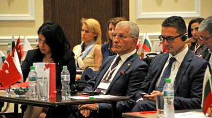 Bulgar-Türk Ticaret ve Sanayi Odası'nın (BTCCİ) Genel Başkanı Fikret İnce (ortada): 