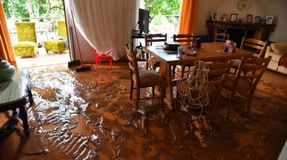 Валежи предизвикаха наводнения в Каламата, Гърция