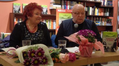 Petja Alexandrowa und Rumen Leonidow bei der Vorstellung des zweiten Buches der Reihe 