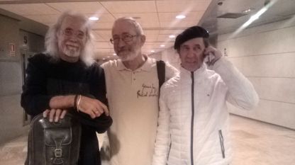 Хорхе Пардо и Карлес Бенавент са обкръжили водещия на Слънчев джаз+