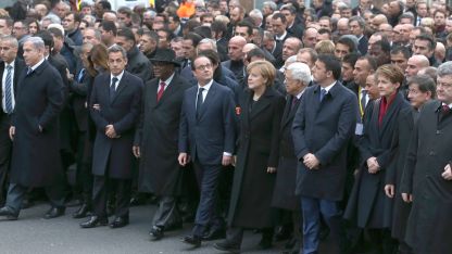 Маршът на солидарността в Париж