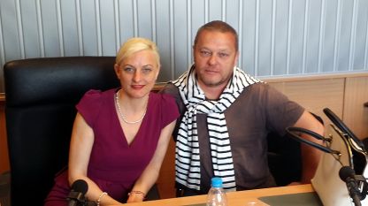 Андре Шандел и Вера Шандел в БНР