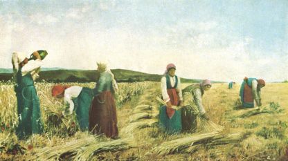 Иван Ангелов, „Жетварки” (рисувана около 1894 г.)