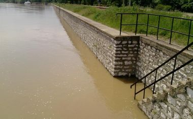 Ниво на река Дунав при Видин 20 май 2014