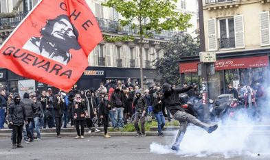 Протести-1 май-Франция