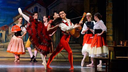 Веса Тонова и Емил Йорданов в балета „Дон Кихот” от Минкус
