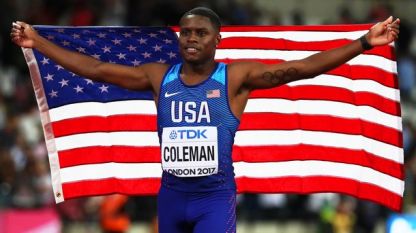 Двугодишната забрана на световния шампион на 100 м Крисчън Коулмън