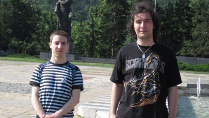 Том Атанасов и Петър Василев- организатори на фестивала за компютърни игри във Враца