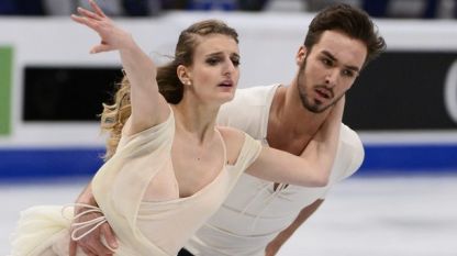Габриела Пападакис и Гийом Сизерон спечелиха титлата при танцовите двойки на Европейското първенство по фигурно пързаляне