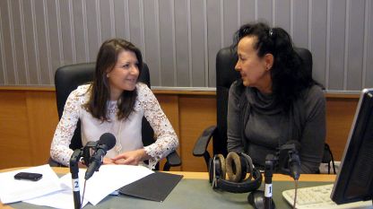 Габриела Руменова (вляво) и Светла Милчева в студиото на програма „Христо Ботев”