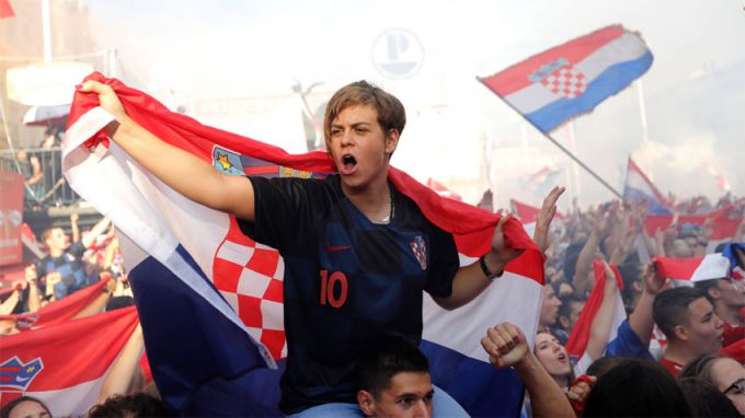 Половин милион фенове празнуваха с хърватите