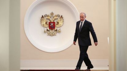 Владимир Путин преди полагането на клетвата в Кремъл