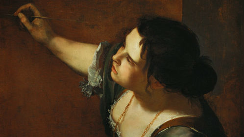 Артемизия Джентилески, автопортрет