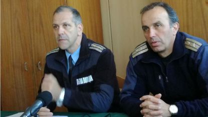 Главен инспектор Данаил Стоицов и главен инспектор Юлиян Петров