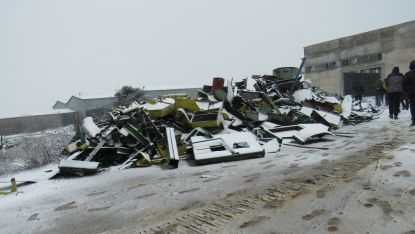 Разчистване на терен в бившия Фуражен завод в Дулово от 
