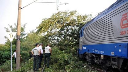 Една от двете влакови катастрофи, причинени през 2017 г. от 71-годишния чех.