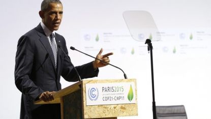 Барак Обама на конференцията за климата в Париж