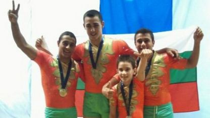 Мъжката ни четворка с бронз на Европейското първенство по акробатика в Риза