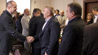 Румен Радев на среща с представители на Националното сдружение на кметствата в България 