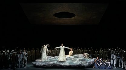 Сцена от постановката на „Аида“ от Джузепе Верди на Кралския театър „Ла Моне“ в Брюксел